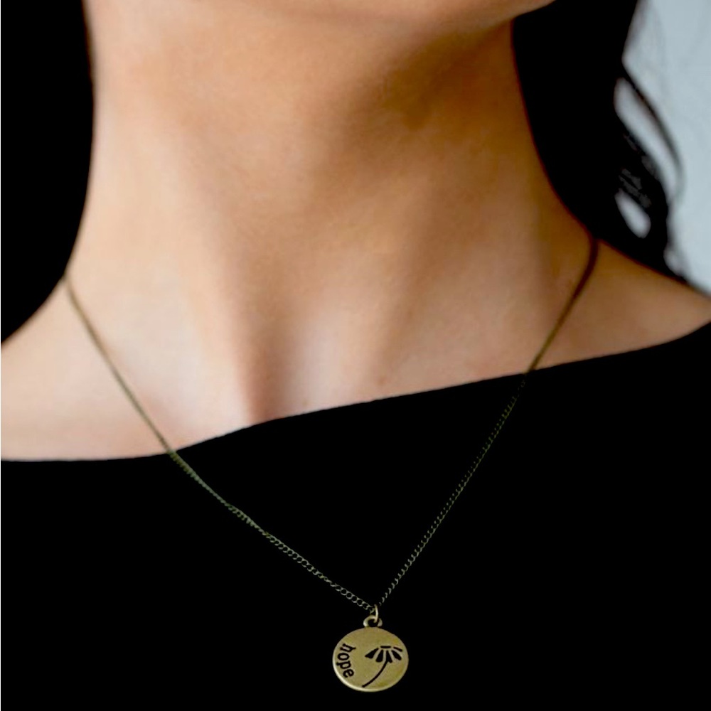 Paparazzi Necklace ~ Hold On To Hope - Brass